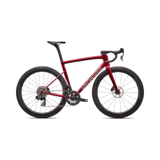 Vélo Specialized Tarmac Sl8 Pro Axs Rouge brillant / Chrome 2026