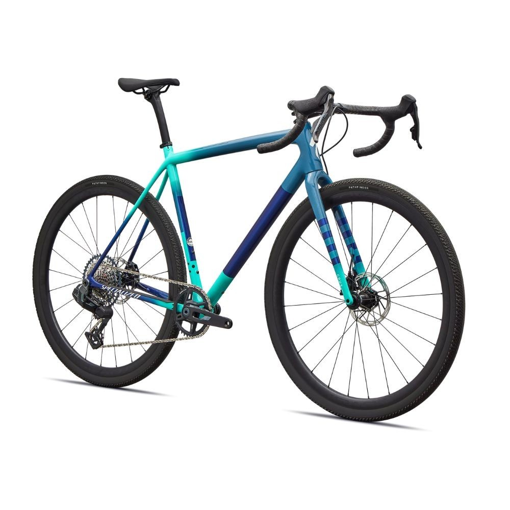 Vélo Specialized Crux Expert Axs Gris Bleu/Bleu Lagune/Blanc Dune/Bleu Majesté 2026