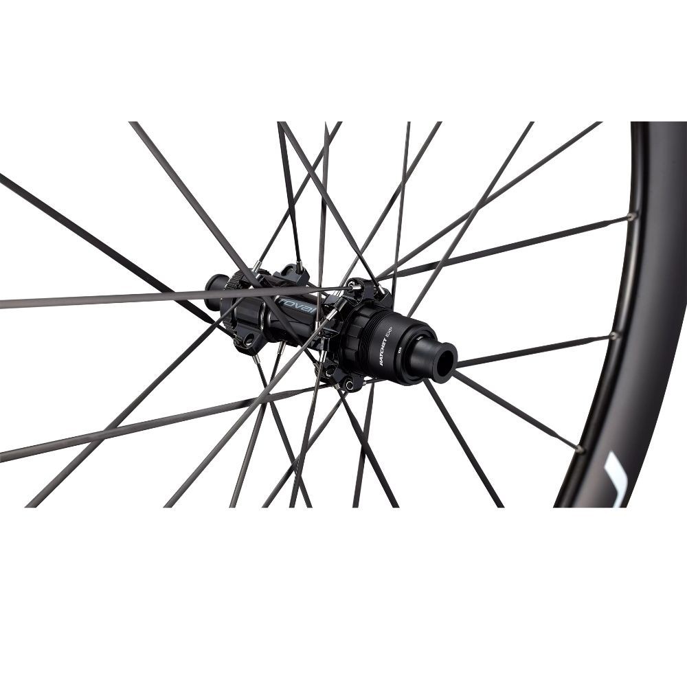 Roues Roval Rapide CLX III carbone brillant/blanc brillant