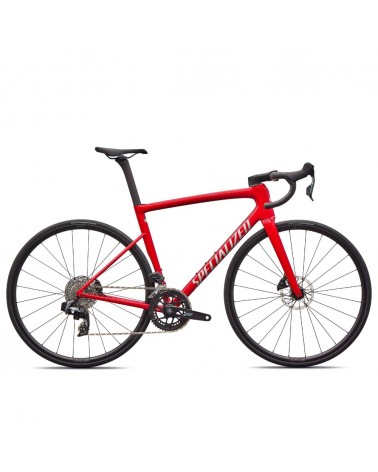 Bicicleta Specialized Tarmac Sl8 Comp Axs Gloss Red Tint Over Silver Dust / Silver Dust