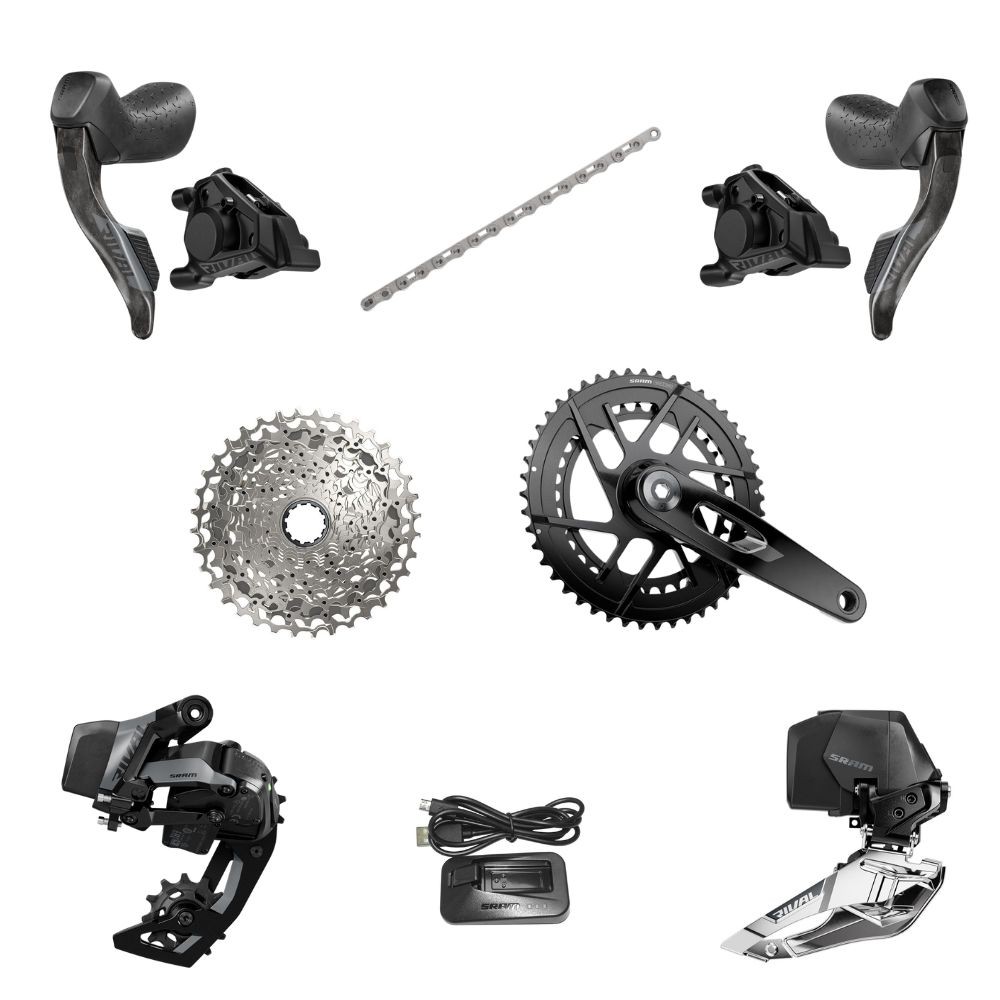 Grupo Sram Rival AXS E1 2x12 48x35 Cassette 10-36