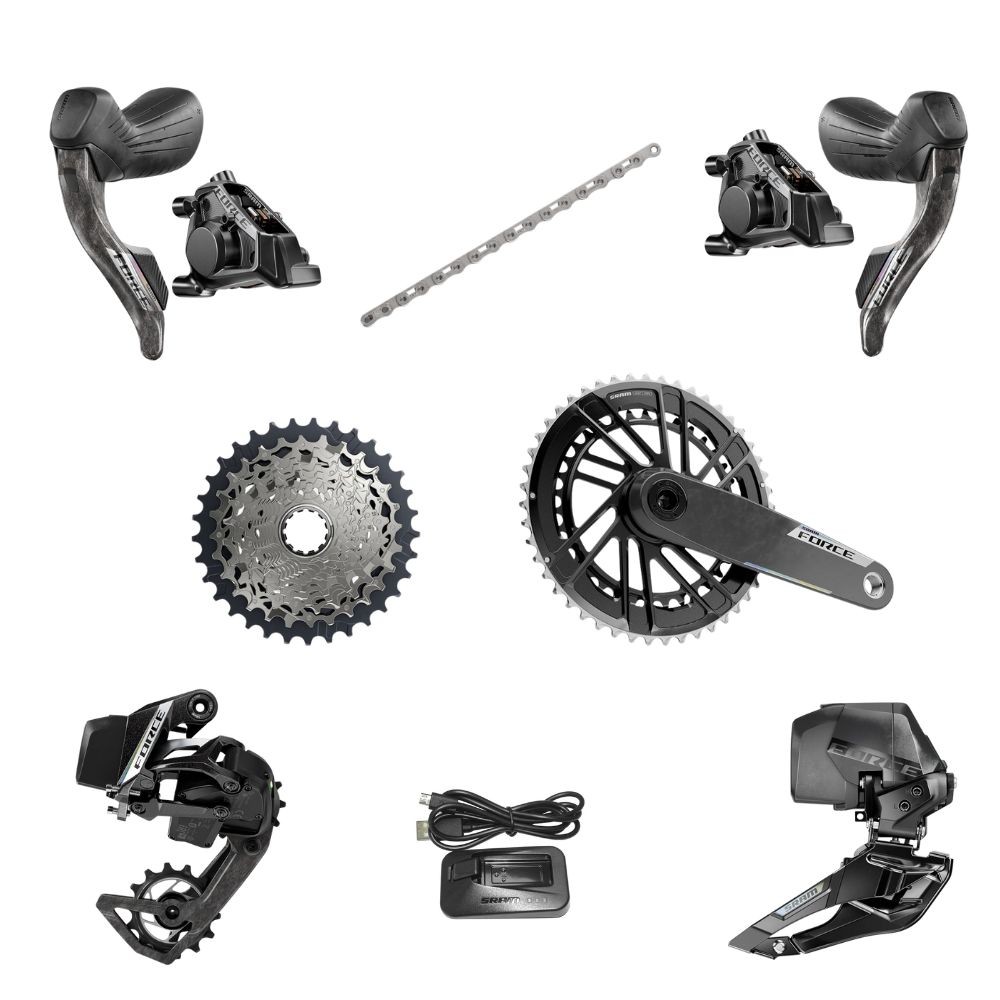 Grupo Sram Force AXS E1 2x12 48x35 Cassette 10-36