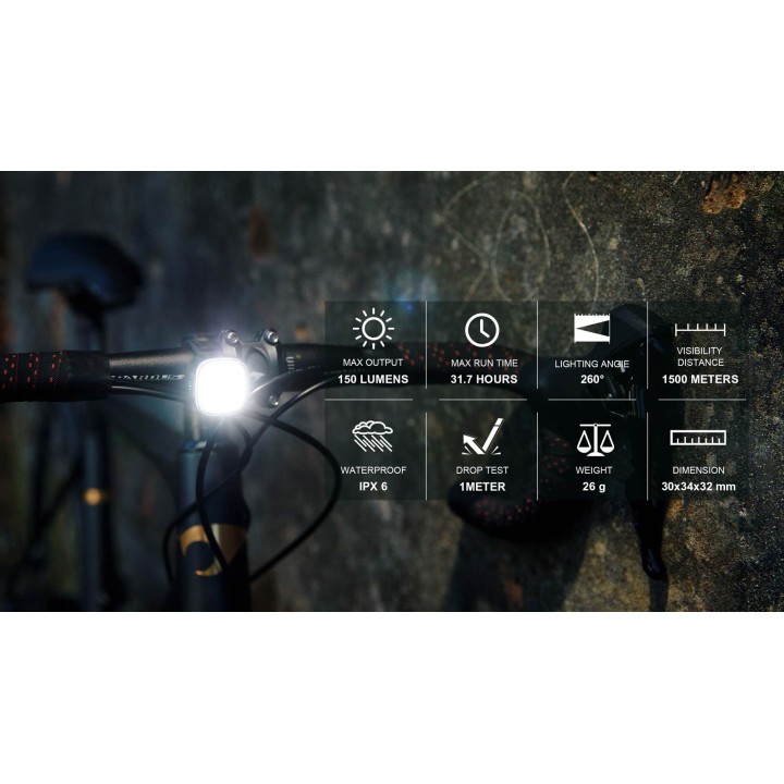Kit de lumières Magicshine Seemee 150 V2| Feux pour vélo
