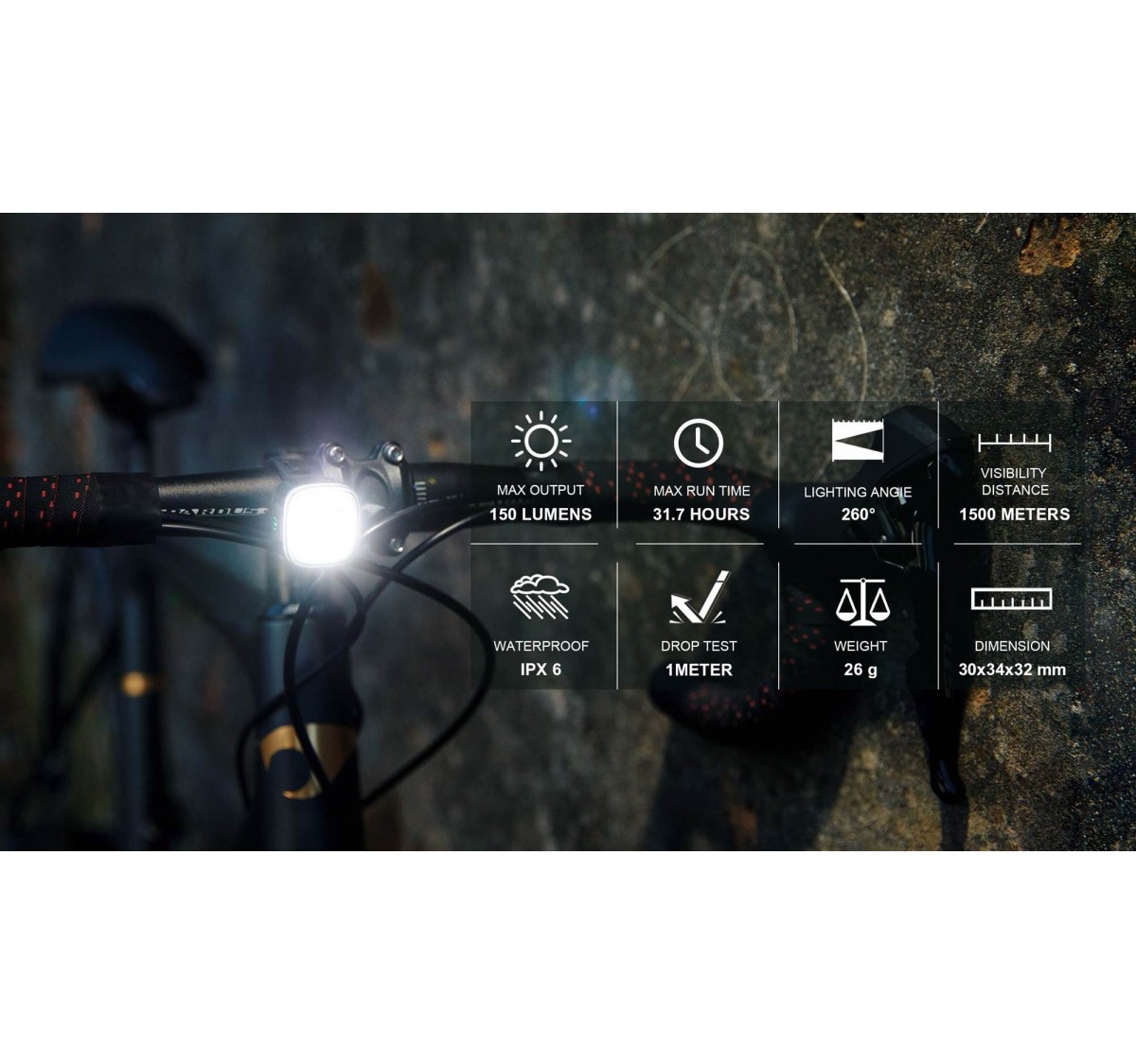 Combo de Luces Magicshine Seemee 150 V2 |Luces ciclismo