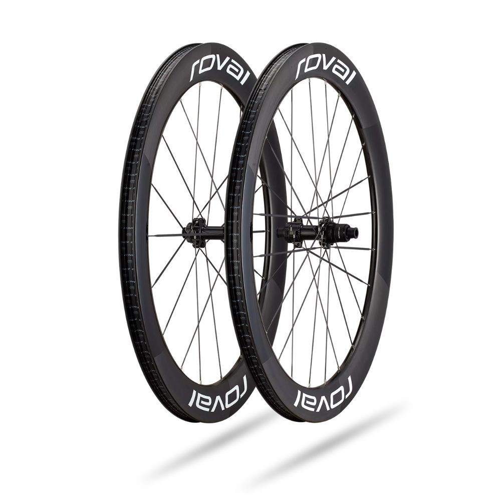 Roues Roval Rapide Sprint CLX Carbone brillant/Blanc brillant