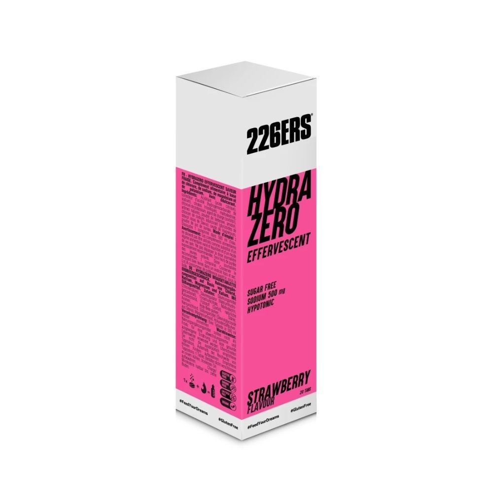 Isotonique 226ERS Hydrazero Effervescent 20 comprimés fraise| Isotonique cyclisme
