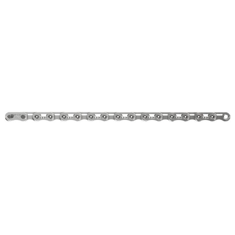 Cadena Sram RED E1 Flattop 126 Eslabones Powerlock 12V Plata