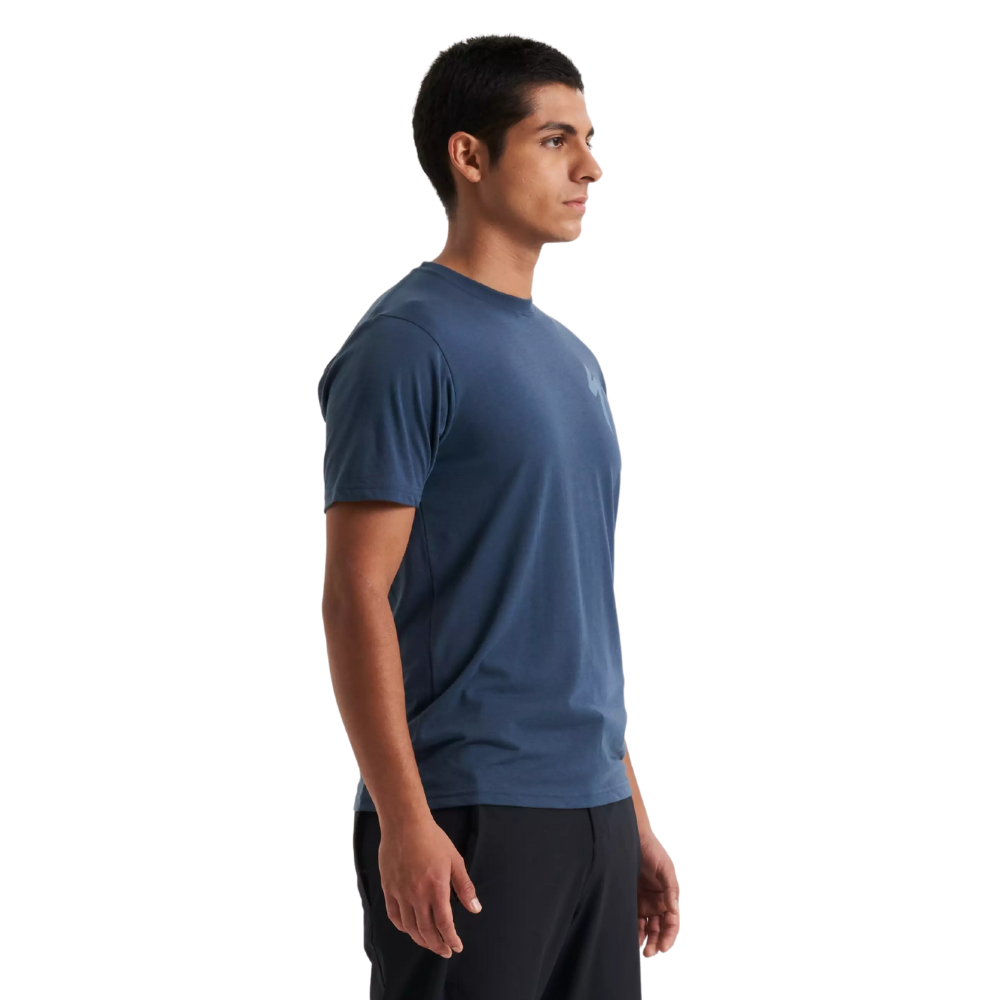 Camiseta Specialized Hombre S-Logo Cast Blue