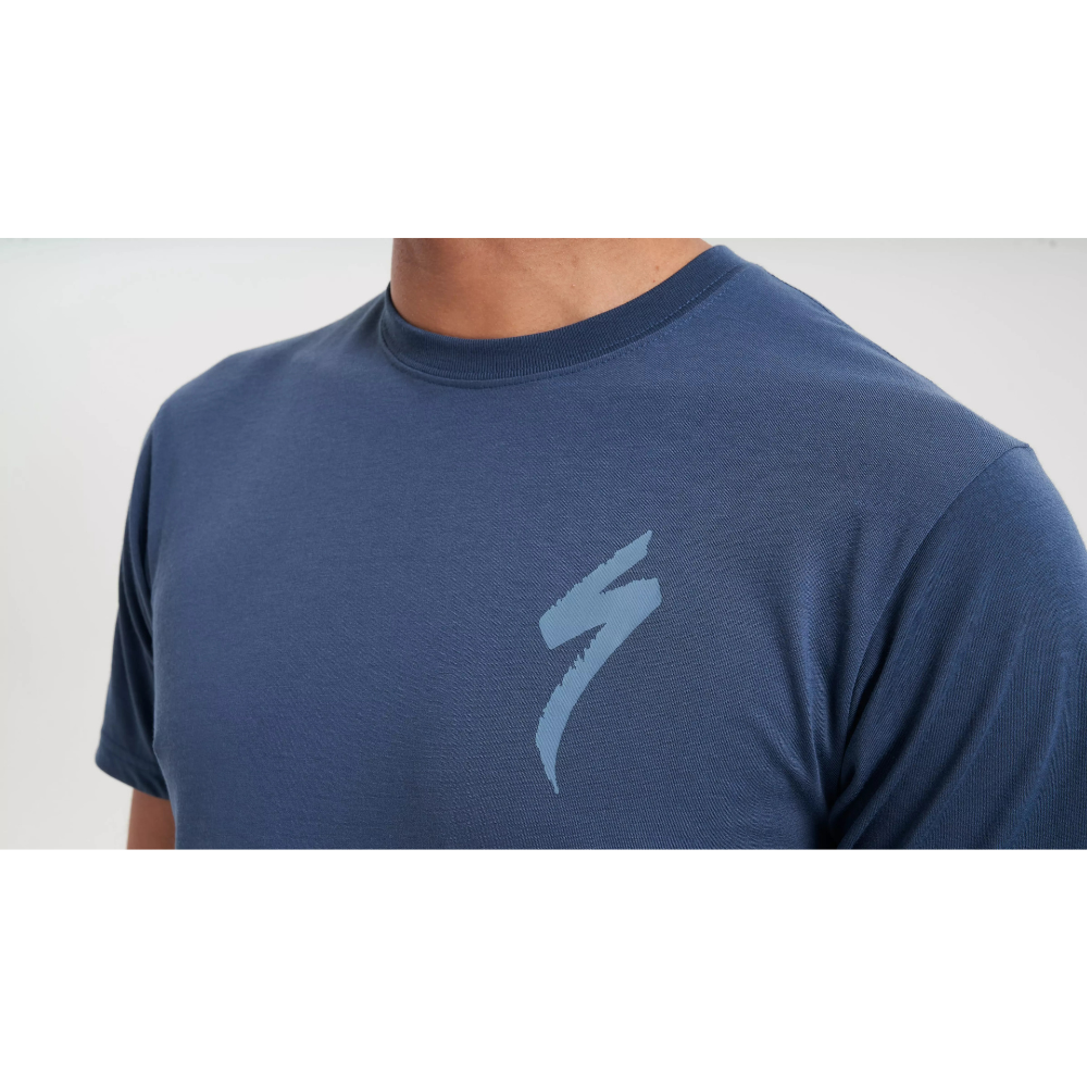 T-shirt Specialized Homme S-Logo Cast Blue