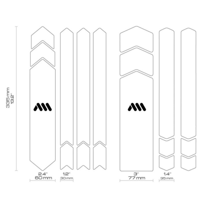 Protecteur de cadre Ams Honeycomb Guard Full Clear