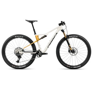 Vélo Orbea OIZ M10 Blanc ivoire (brillant) - Jaune bourdon (mat) 2026