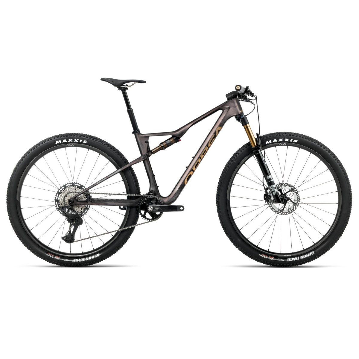 Bicicleta Orbea OIZ M-PRO Bronze Carbon View - Titan Gold (Matt-Gloss) 2026