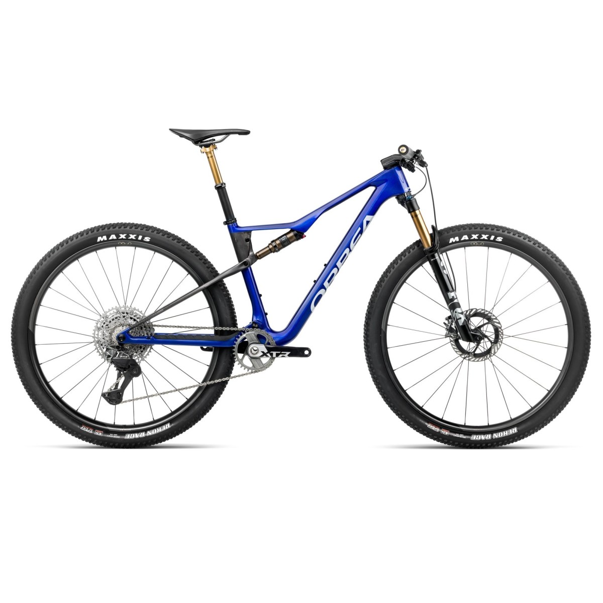 Vélo Orbea OIZ M-TEAM FACTORY Bleu cobalt (brillant) - Carbone brut (mat) 2026