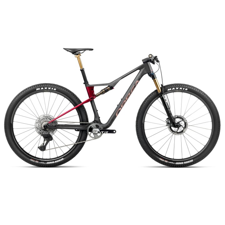 Vélo Orbea OIZ M-TEAM FACTORY Diamond Carbon View (mat) - Cherry Red (brillant) 2026