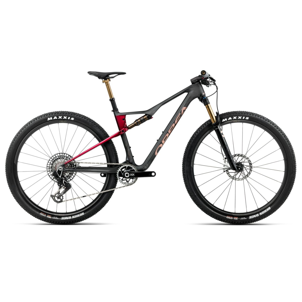 Vélo Orbea OIZ M-LTD Diamond Carbon View (mat) - Rouge cerise (brillant) 2026