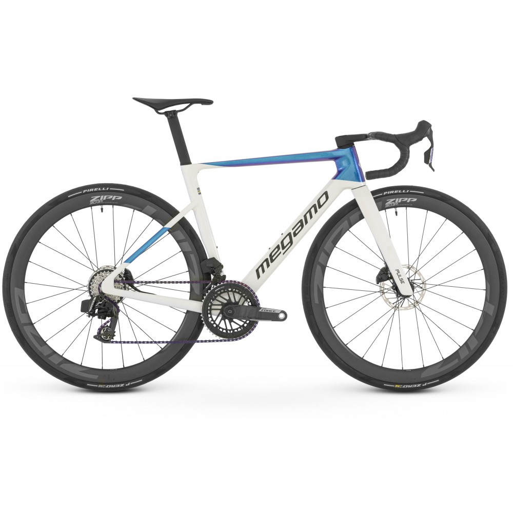 Vélo Megamo Pulse 04 Blanc Bleu 2026