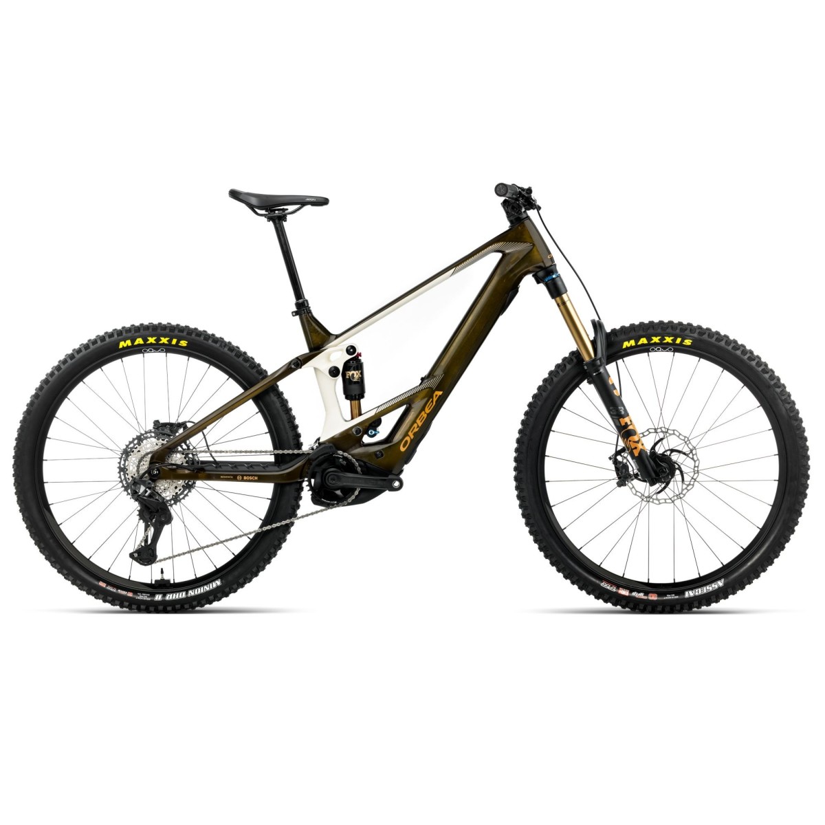 Vélo Orbea WILD M-TEAM Caramel Carbon View (brillant) - Cream White (mat) 2026