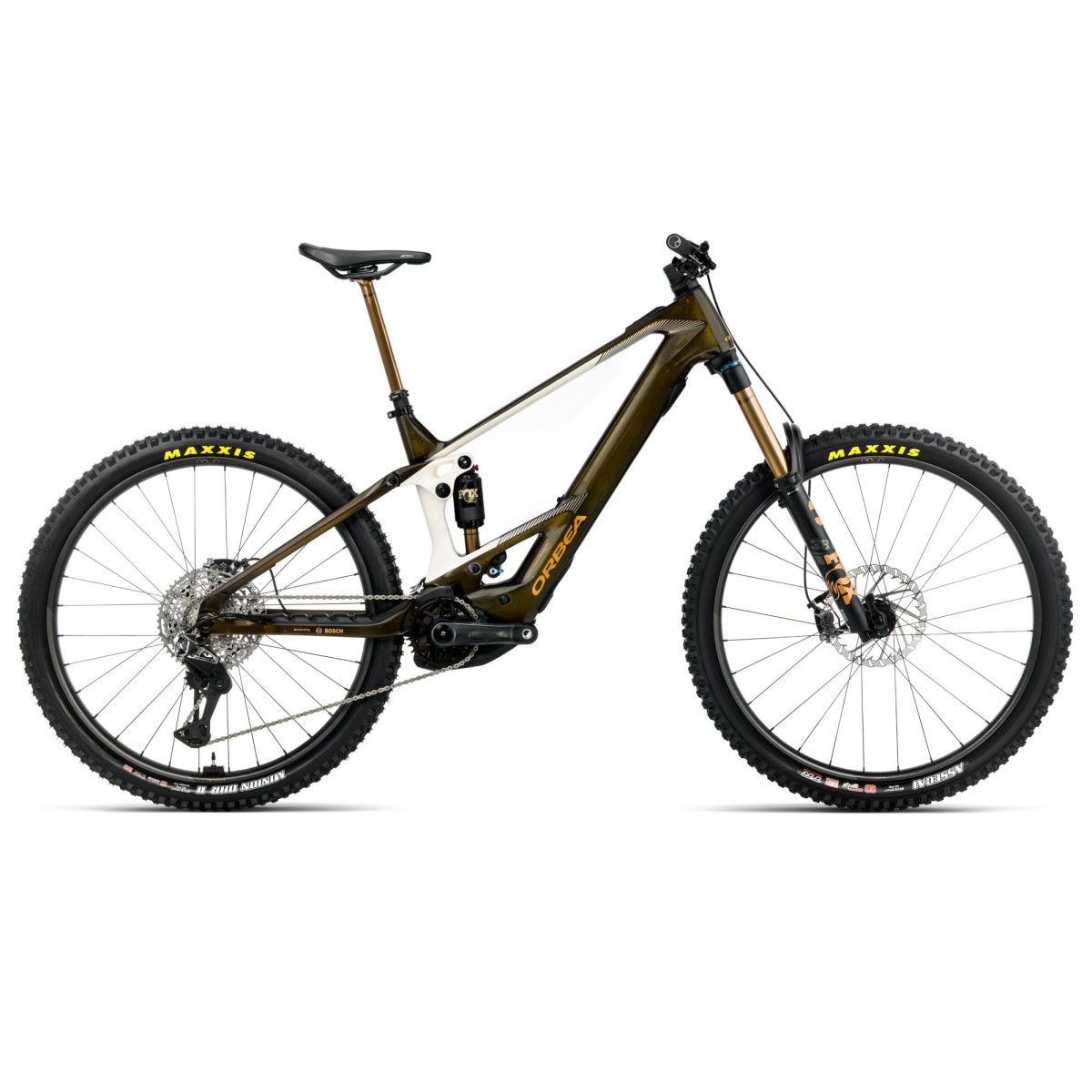 Vélo Orbea WILD M-LTD Caramel Carbon View (brillant) - Cream White (mat) 2026