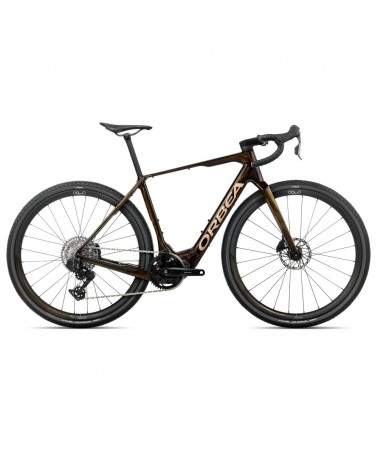 Vélo Orbea Orbea DENNA M31e Caramel Carbon View - Golden Sand (Gloss) 2026