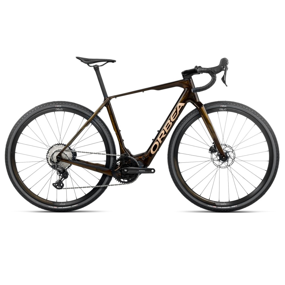 Vélo Orbea Orbea DENNA M30 Caramel Carbon View - Golden Sand (Gloss) 2026