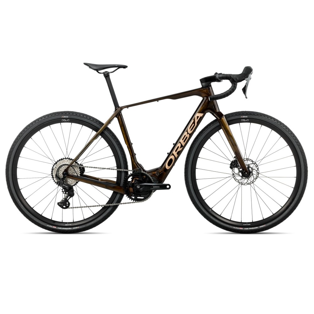 Vélo Orbea Orbea DENNA M20 Caramel Carbon View - Golden Sand (Gloss) 2026