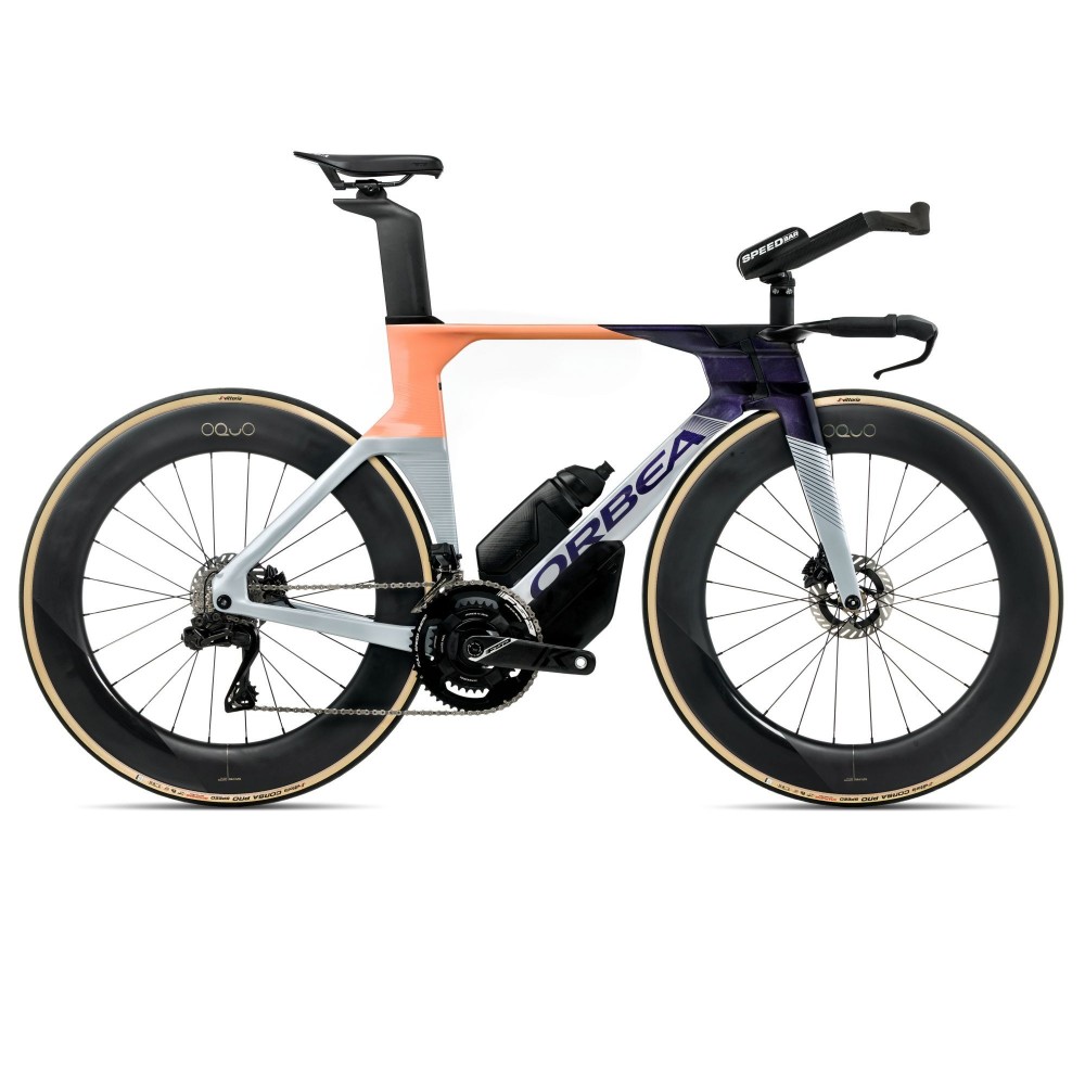 Vélo Orbea ORDU M10iLTD UCI Halo Silver - Tanzanite - Orange Cloud (Gloss) 2026