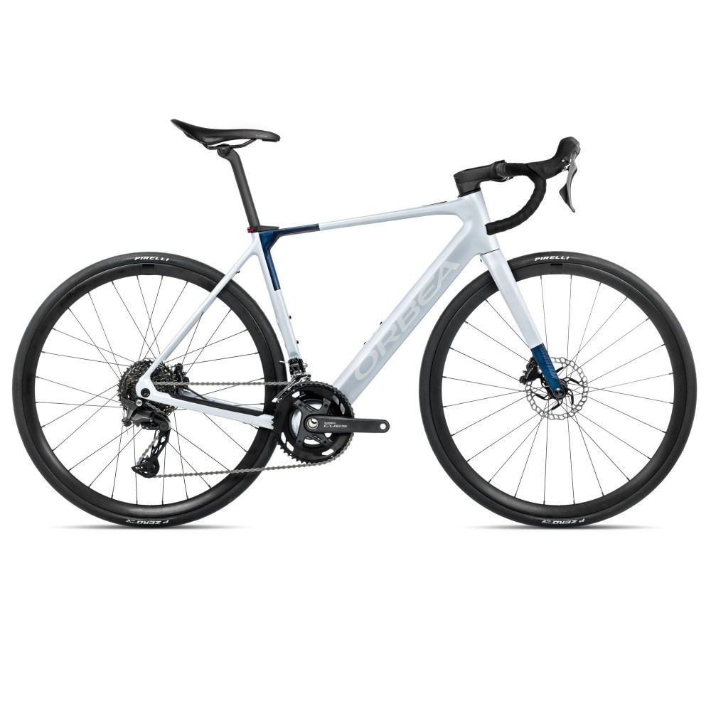Bicicleta Orbea GAIN M40 Halo Silver (Matt) - Blue Carbon View (Gloss) 2026