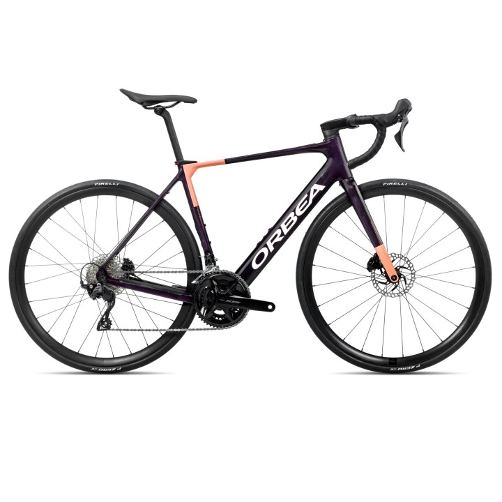 Vélo Orbea GAIN M30 Fantasy Purple Carbon View (brillant) - Orange Cloud (mat) 2026