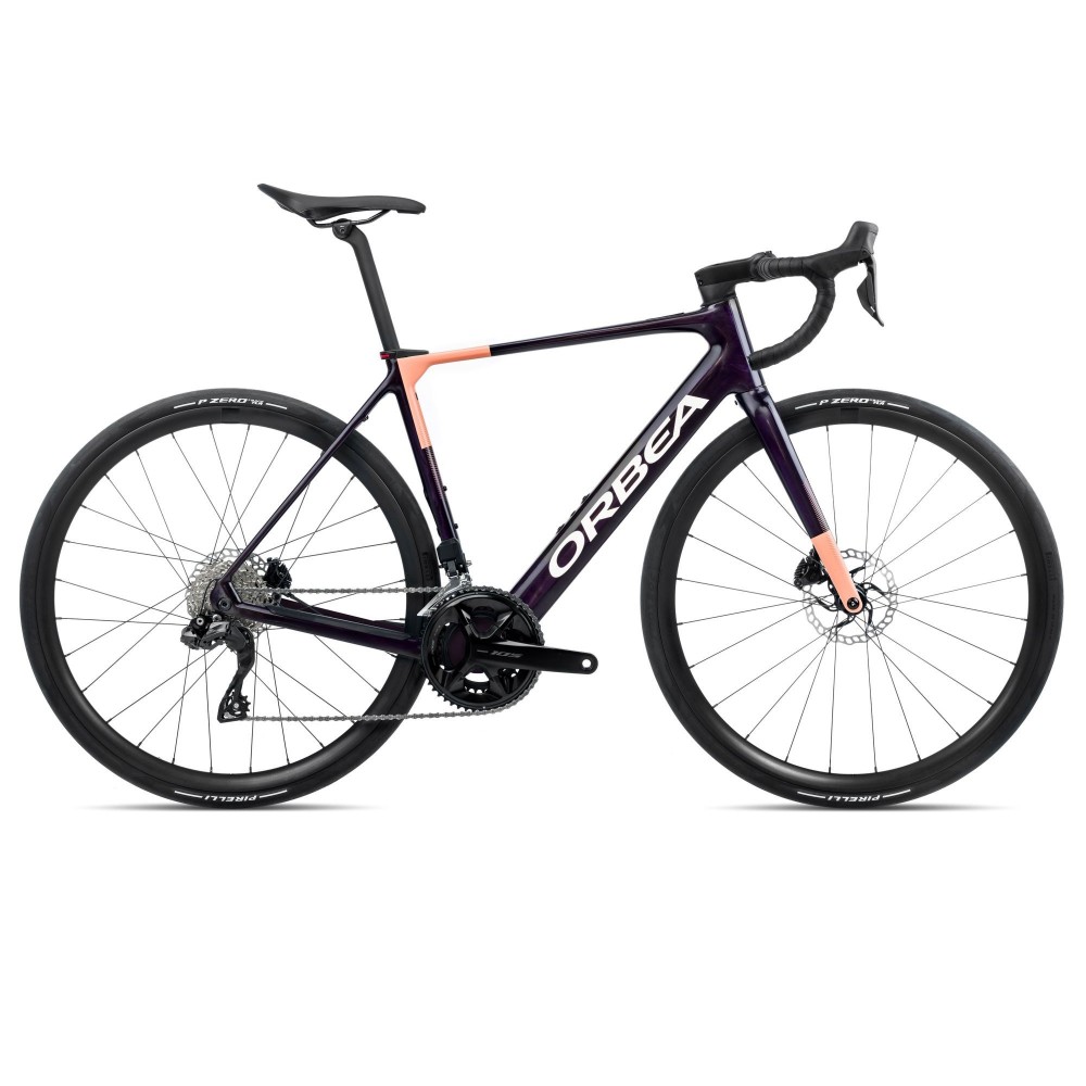 Vélo Orbea GAIN M30i Fantasy Purple Carbon View (brillant) - Orange Cloud (mat) 2026