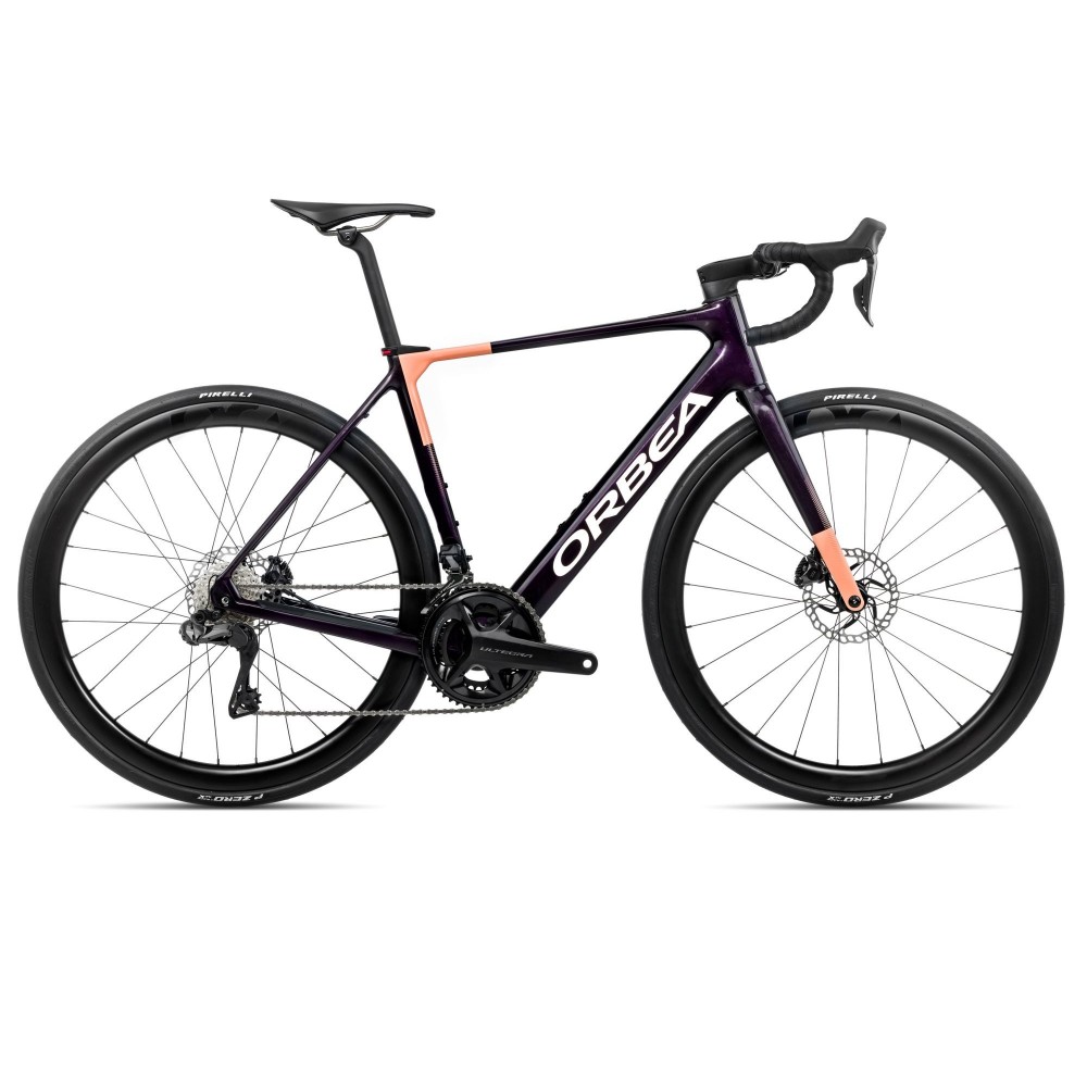 Vélo Orbea GAIN M20i Fantasy Purple Carbon View (brillant) - Orange Cloud (mat) 2026