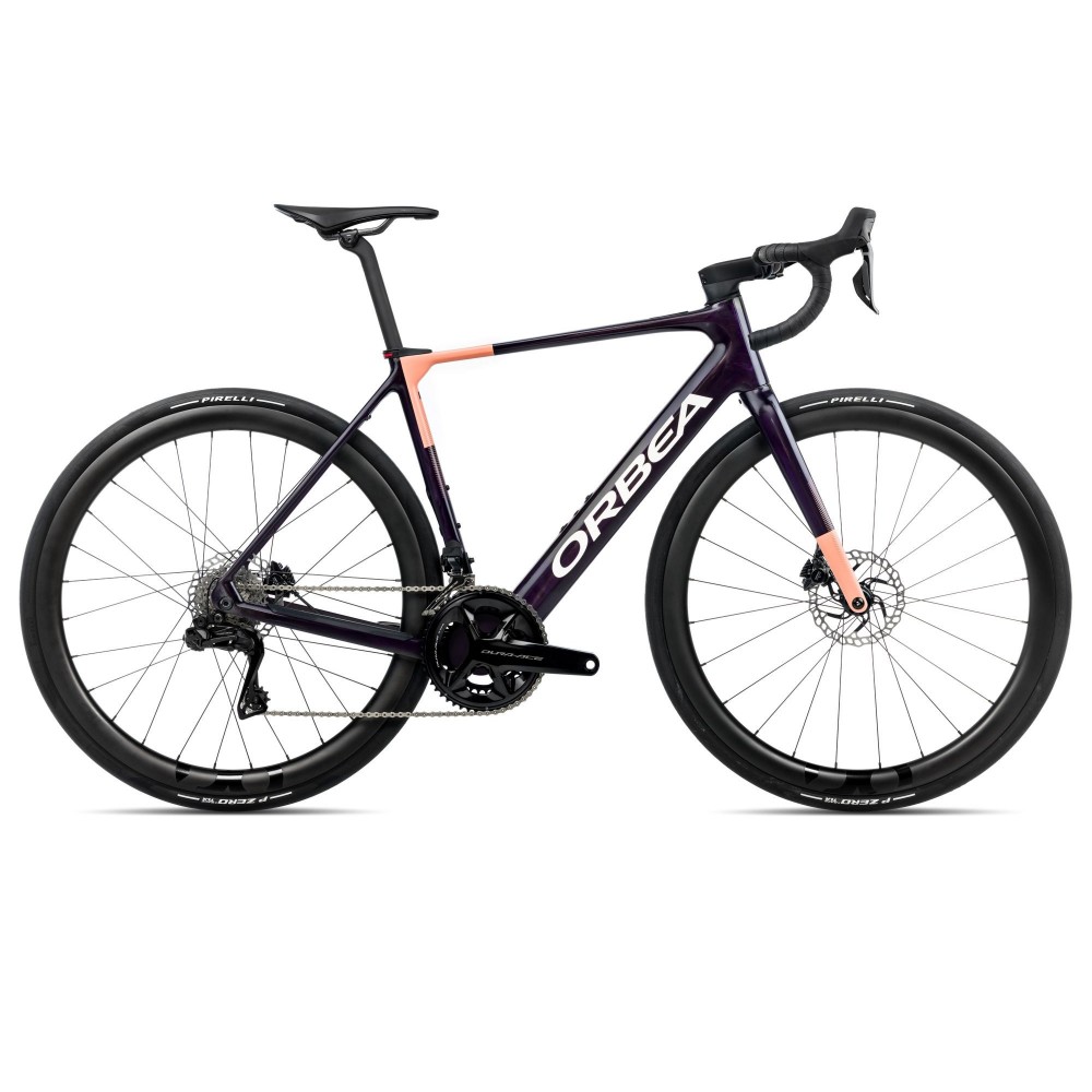 Vélo Orbea GAIN M10i Fantasy Purple Carbon View (brillant) - Orange Cloud (mat) 2026