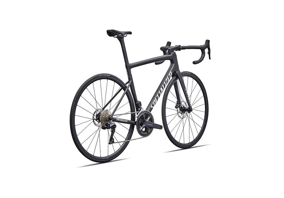 Vélo Specialized Tarmac SL8 Comp - Shimano 105 Di2 Carbone satiné / Blanc 2026