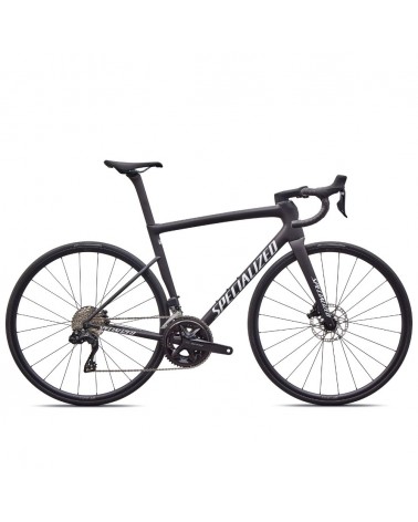 Vélo Specialized Tarmac SL8 Comp - Shimano 105 Di2 Carbone satiné / Blanc 2026