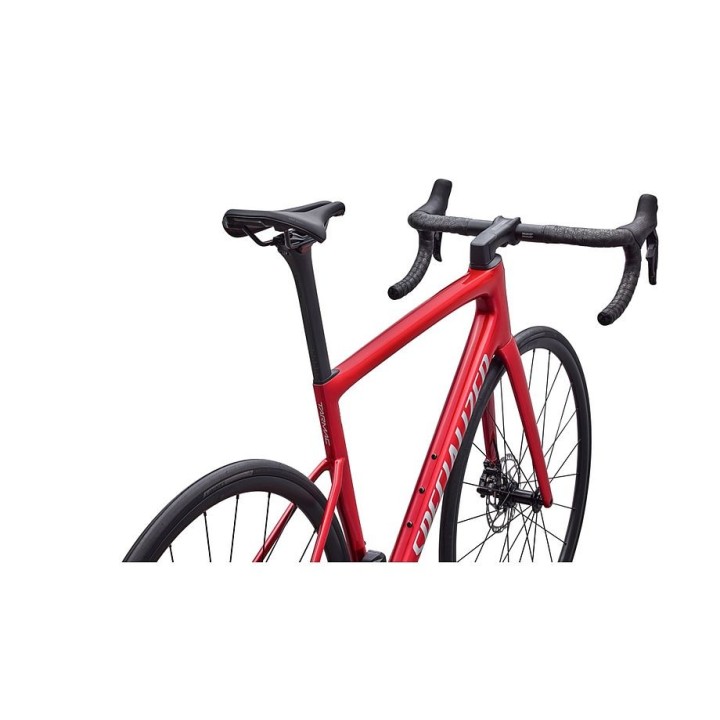Vélo Specialized Tarmac SL8 Comp - Shimano 105 Di2 Rouge brillant/Argent poussiéreux 2026