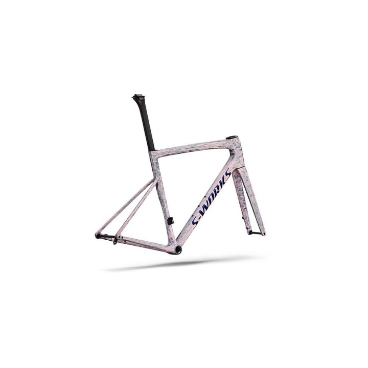 Cuadro Specialized S-Works Tarmac Sl8 Gloss Dolomite Metallic / Directional Brush / Blue Majesty Metallic 2026