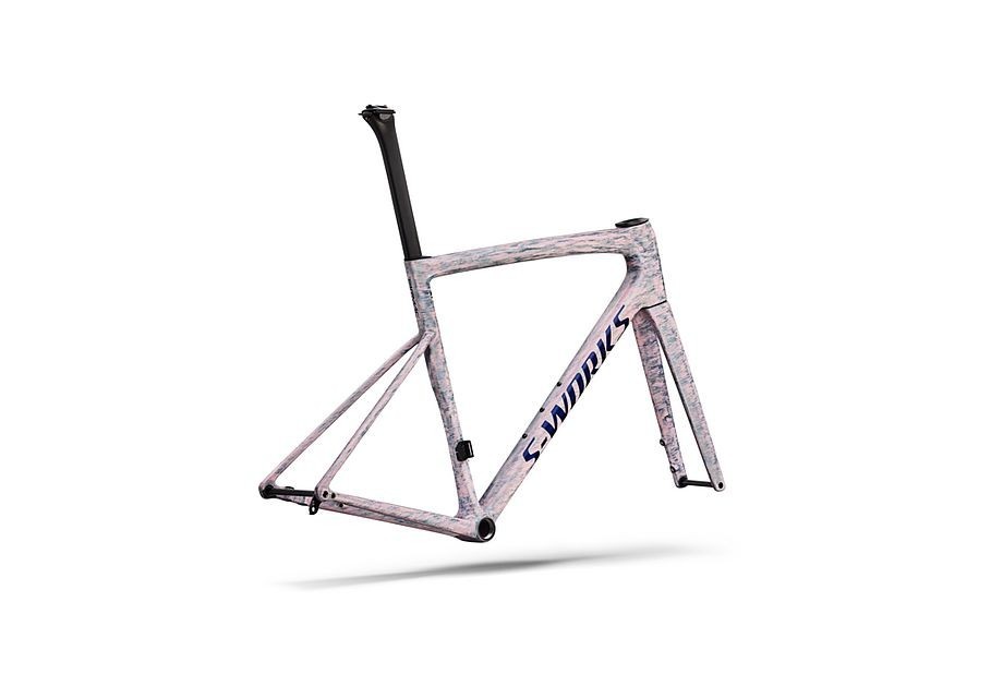 Cuadro Specialized S-Works Tarmac Sl8 Gloss Dolomite Metallic / Directional Brush / Blue Majesty Metallic 2026