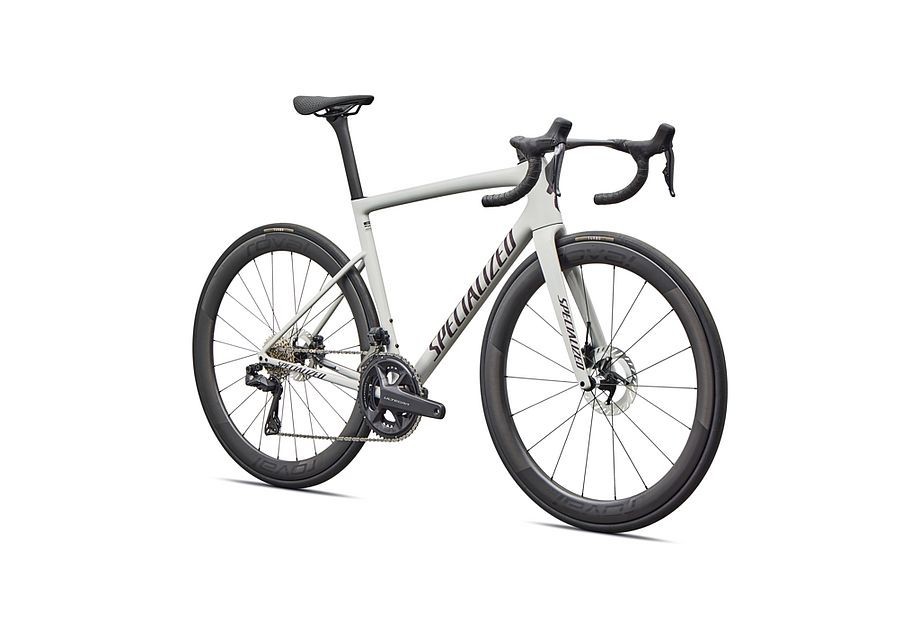 Vélo Specialized Tarmac Sl8 Pro - Shimano Ultegra Di2 Gloss Dolomite Metallic / Nebula Metallic 2026