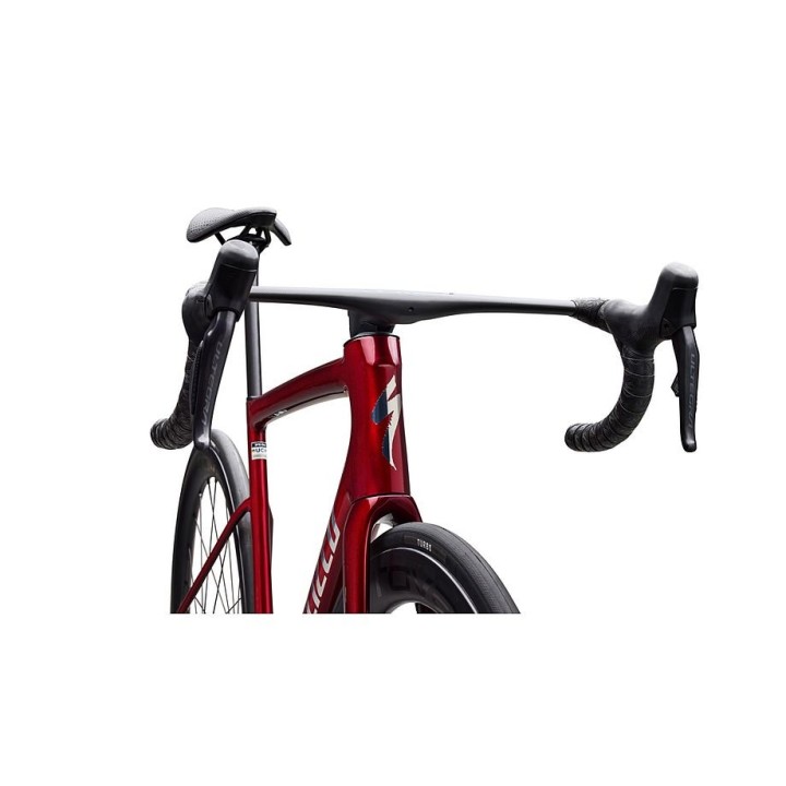 Vélo Specialized Tarmac Sl8 Pro - Shimano Ultegra Di2 Rouge brillant / Chrome 2026
