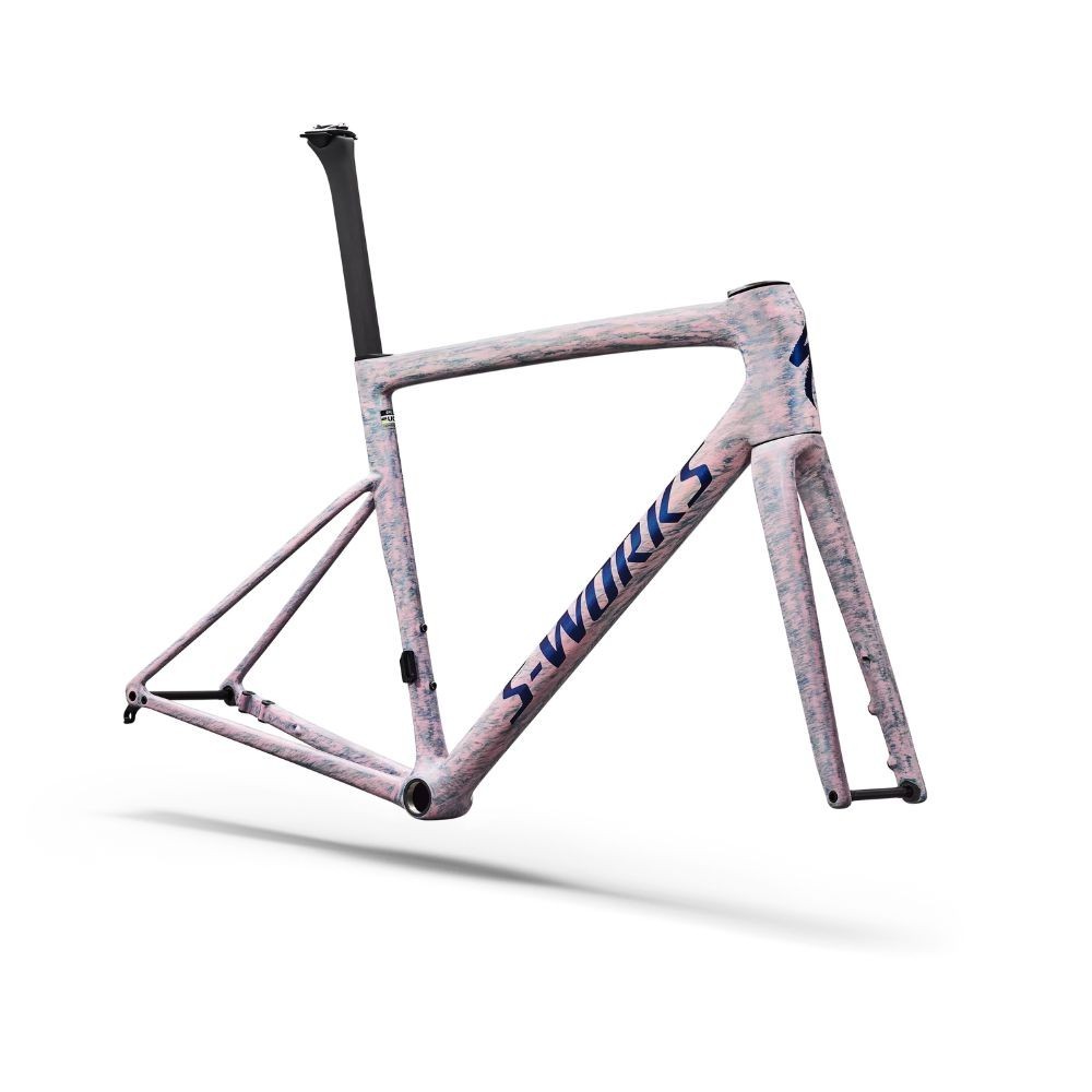 Cuadro Specialized S-Works Tarmac Sl8 Gloss Dolomite Metallic / Directional Brush / Blue Majesty Metallic 2026
