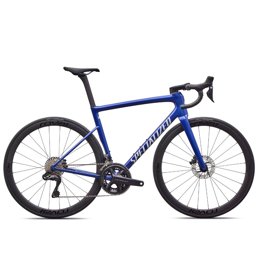 Vélo Specialized Tarmac Sl8 Expert - Ultegra Di2 Bleu brillant Majesty Metallic / Dolomite Metallic 2026