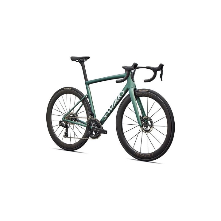 Bicicleta Specialized S-Works Tarmac SL8 - Shimano Dura-Ace Di2 Gloss Premium Fjord Metallic / White Metallic Silver 2026