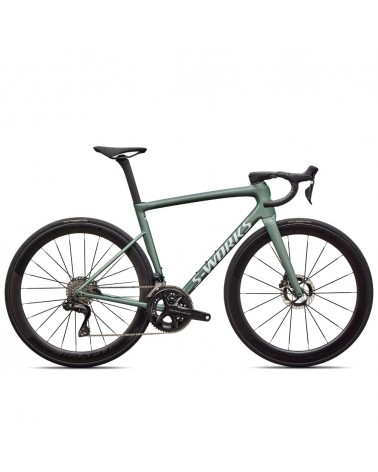 Bicicleta Specialized S-Works Tarmac SL8 - Shimano Dura-Ace Di2 Gloss Premium Fjord Metallic / White Metallic Silver 2026