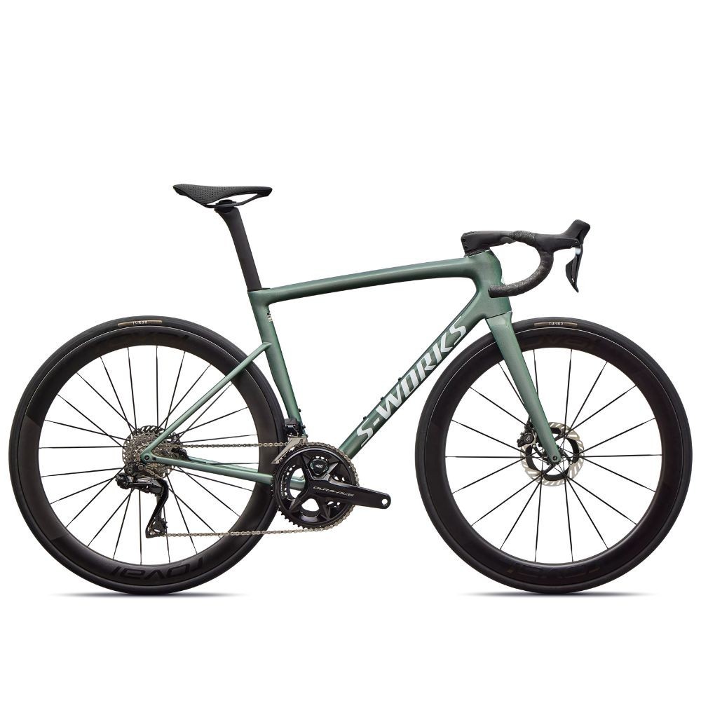 Bicicleta Specialized S-Works Tarmac SL8 - Shimano Dura-Ace Di2 Gloss Premium Fjord Metallic / White Metallic Silver 2026