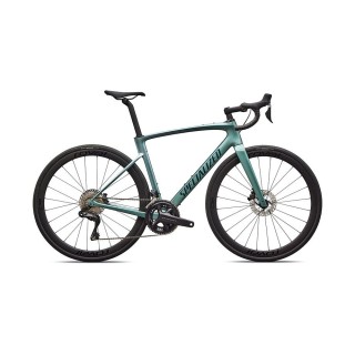 Bicicleta Specialized Roubaix Expert Gloss Fjord Metallic/White Pearl Fade/Emerald Metallic 2026