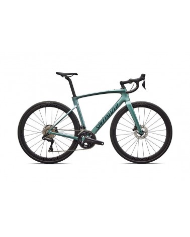 Vélo Specialized Roubaix Expert Gloss Fjord Metallic/White Pearl Fade/Emerald Metallic 2026