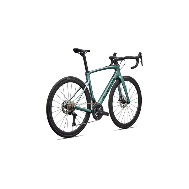 Vélo Specialized Roubaix Expert Gloss Fjord Metallic/White Pearl Fade/Emerald Metallic 2026