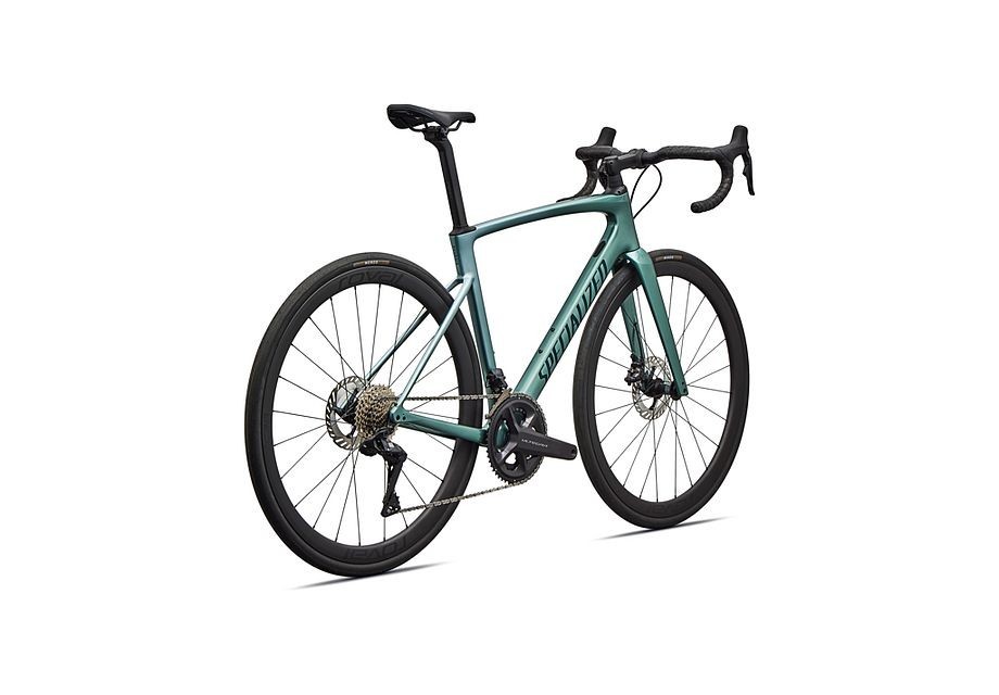 Vélo Specialized Roubaix Expert Gloss Fjord Metallic/White Pearl Fade/Emerald Metallic 2026