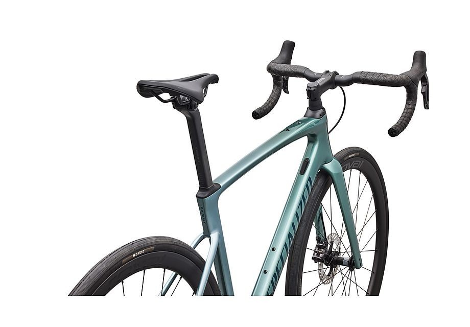 Vélo Specialized Roubaix Expert Gloss Fjord Metallic/White Pearl Fade/Emerald Metallic 2026