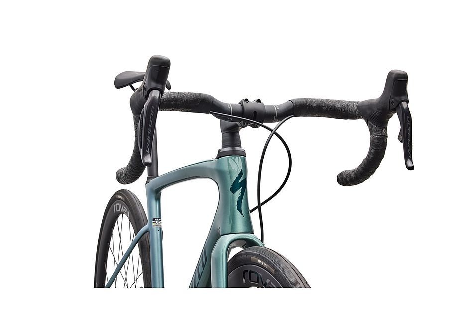 Vélo Specialized Roubaix Expert Gloss Fjord Metallic/White Pearl Fade/Emerald Metallic 2026