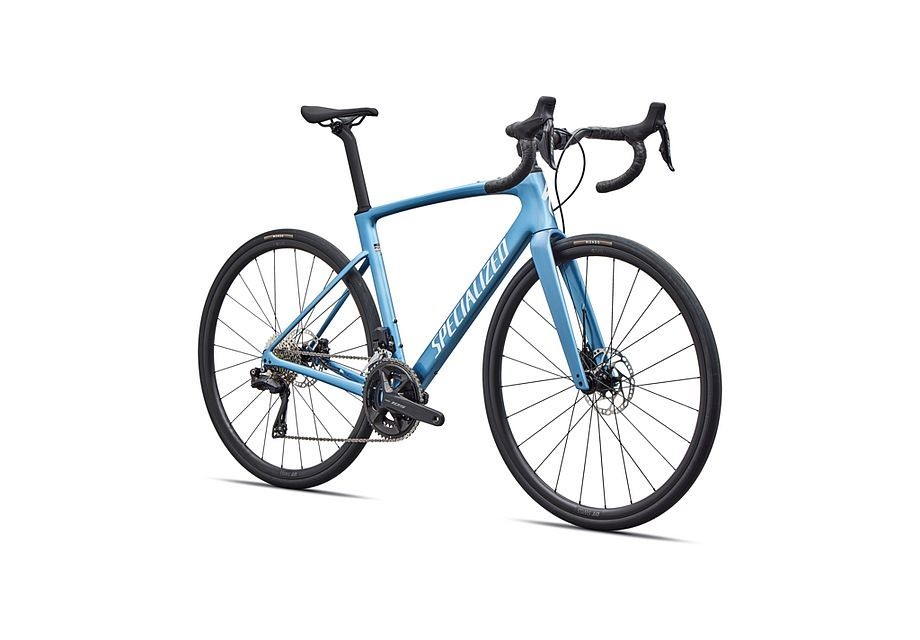 Vélo Specialized Roubaix Sl8 Comp Gloss Glacial Metallic/White 2026